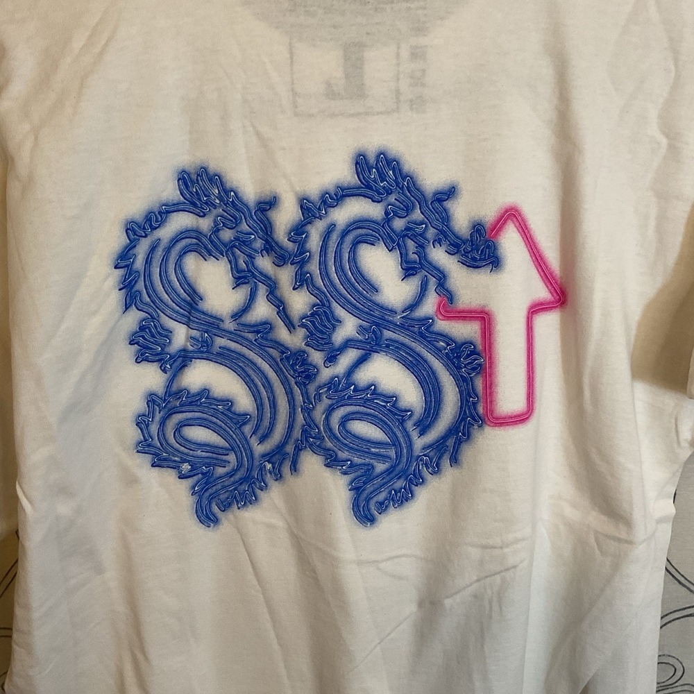 Men's Short‎ Sleeve T-Shirt - Higher Brothers Five Stars White size Large